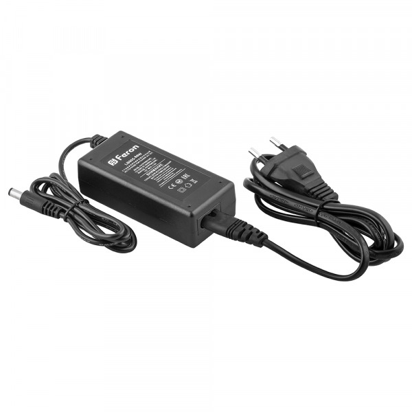 Блок питания светодиодный LED LB005 60W 12V IP20 шнур (Feron)