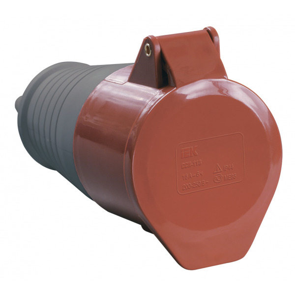 Розетка 215 силовая (переностная) 3Р+РЕ+N, 16А, 380В, IP44