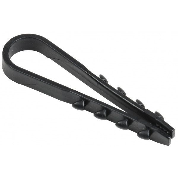 Дюбель-хомут  5-10мм нейлон черный (100шт) IEK