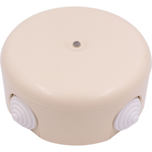 Ретро-Коробка монтажная с сальниками (нр) Песочн.зол. D110 (Bironi)