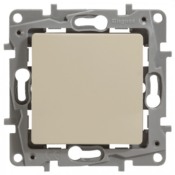 ETIKA  Переключатель (1 клав)  мех-м на винтах  (Слоновая кость) Legrand