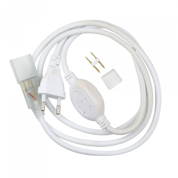 Провод для лент LED 8х16 мм (2 контакта) IP67 (Uniel)