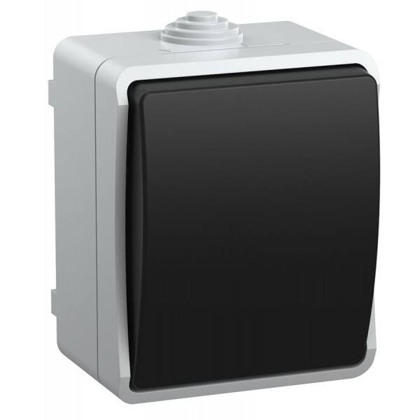 Выключатель одноклавишный ФОРС для открытой установки IP54 (ВС20-1-0-ФСр)