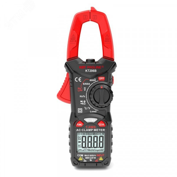 Токовые-клещи цифровые KT 206B (KBT)