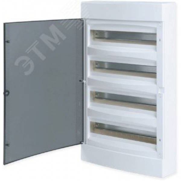 Щит Unix распред/навесной 48 мод (IP40) пластиковый (прозрачная дверь) 653х287х112 EKF